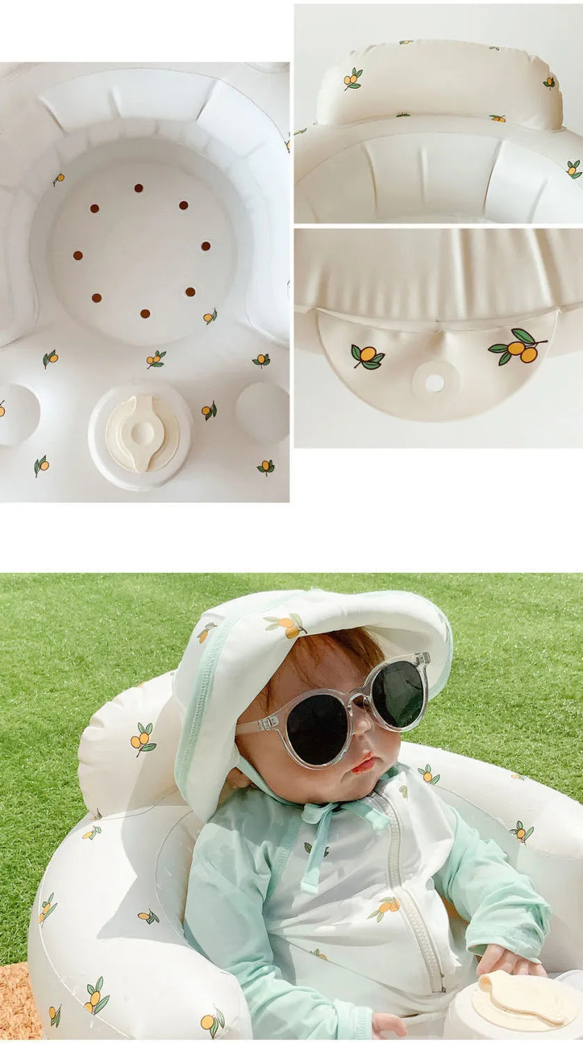Inflatable Baby Chair for Dining & Bath - Fashivra