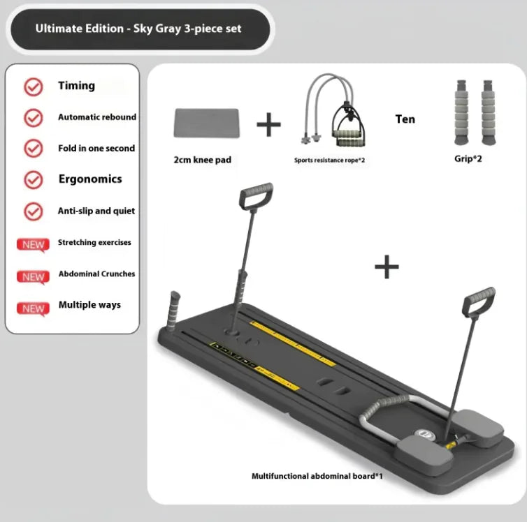 Household Abdominal Wheel Fitness Board - Fashivra