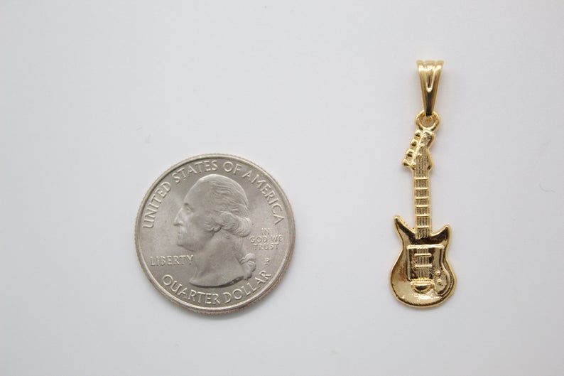 18K Gold Filled Bass Electric Guitar - Fashivra