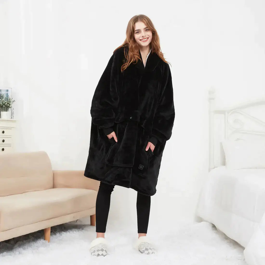 Heated Hoodie Blanket - Fashivra