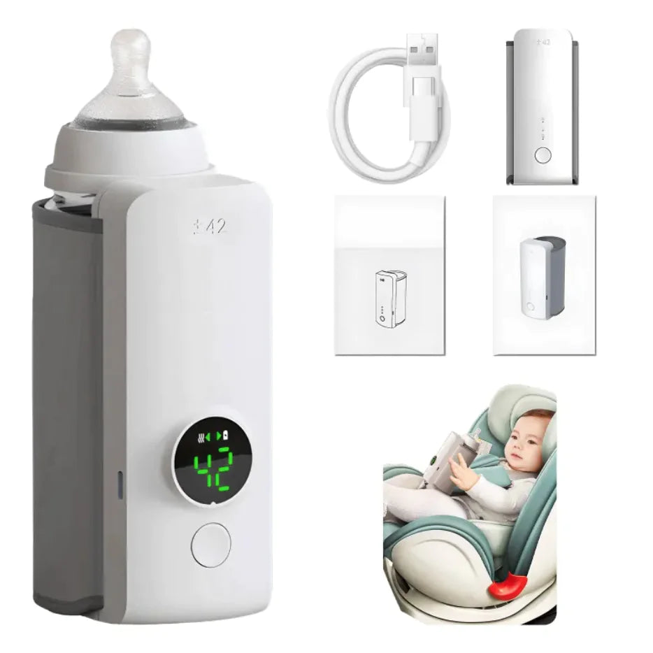 Portable Wireless Baby Bottle Warmer - Fashivra