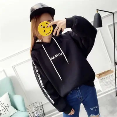 Velvet Padded Long-Sleeved Plus Jacket