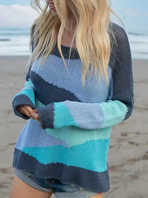 Anita Drop Shoulder Sweater - Fashivra