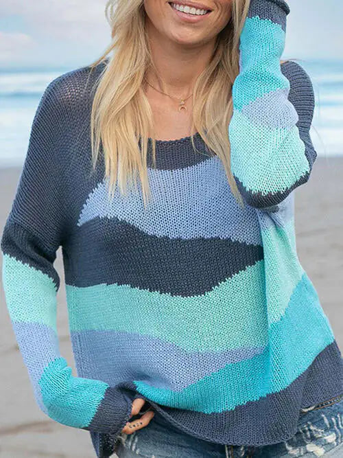 Anita Drop Shoulder Sweater - Fashivra