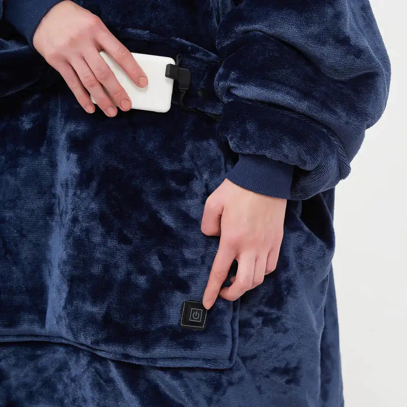 Heated Hoodie Blanket - Fashivra