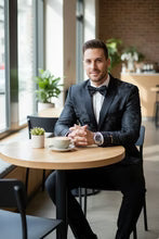 "Amsterdam" Tuxedo Jacket Peak - Fashivra