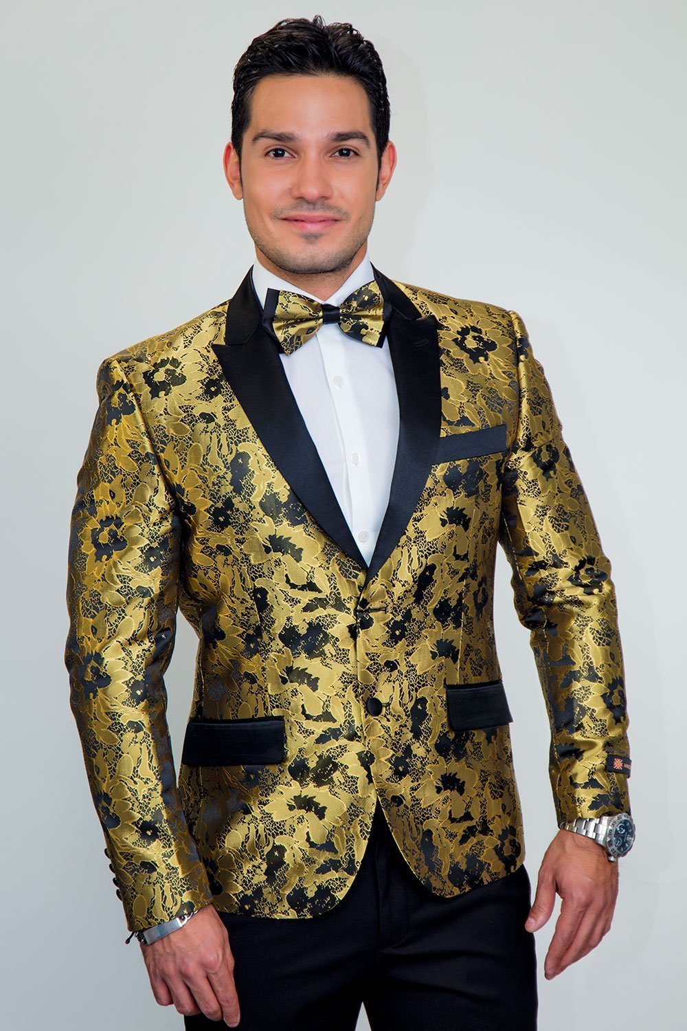 "Amsterdam" Tuxedo Jacket Peak - Fashivra