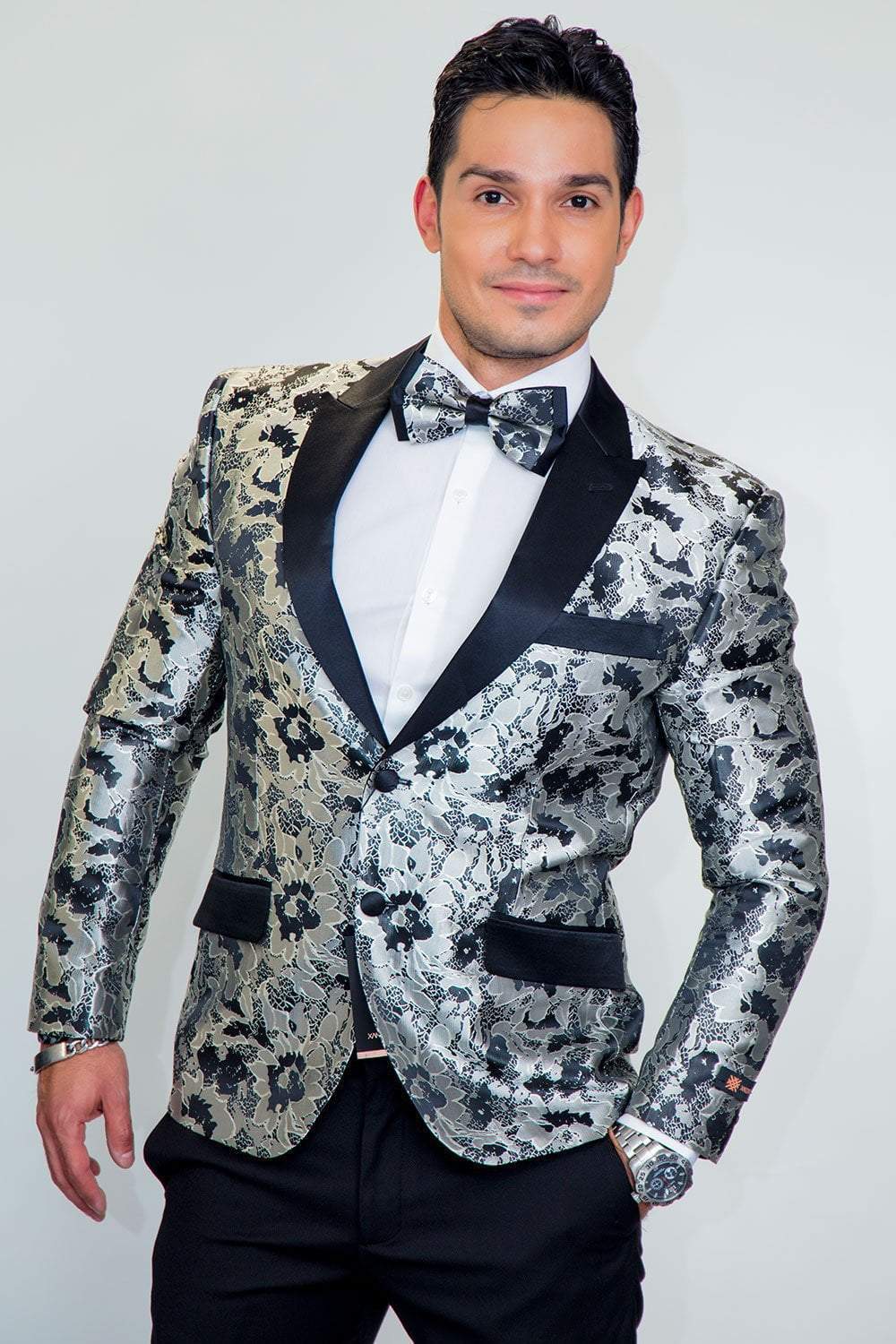 "Amsterdam" Tuxedo Jacket Peak - Fashivra