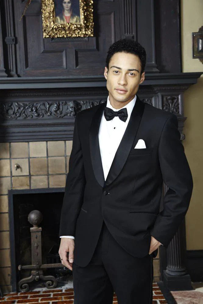 "London" Black Tuxedo Jacket - Fashivra