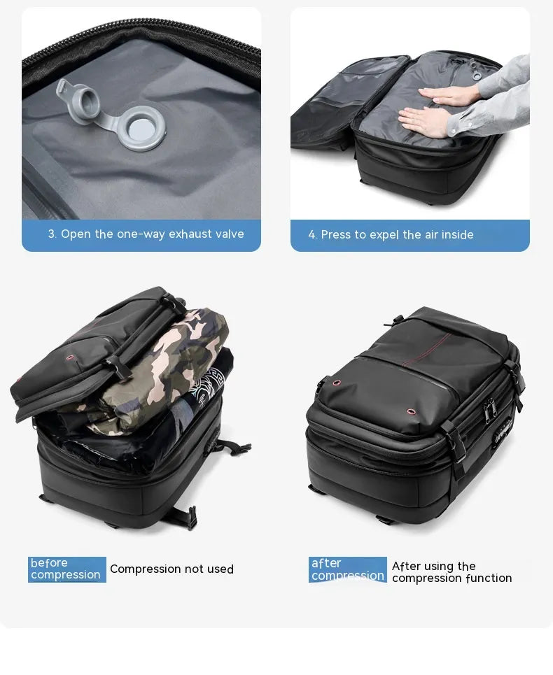 Vacuum Compression Large-capacity Backpack - Fashivra