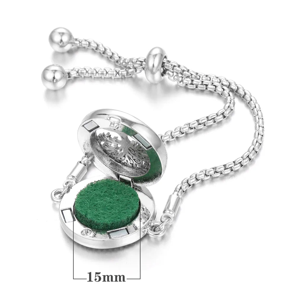 Stainless Steel Perfume Bracelet - Fashivra