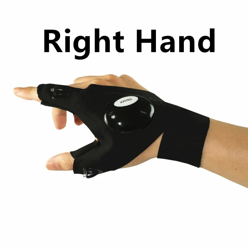 Fingerless LED Glove for Outdoors - Fashivra