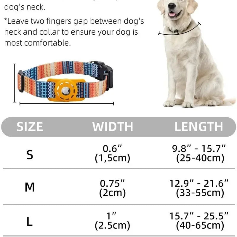 Digital Printing Collar for Apple Airtag - Pets Accessories - Fashivra