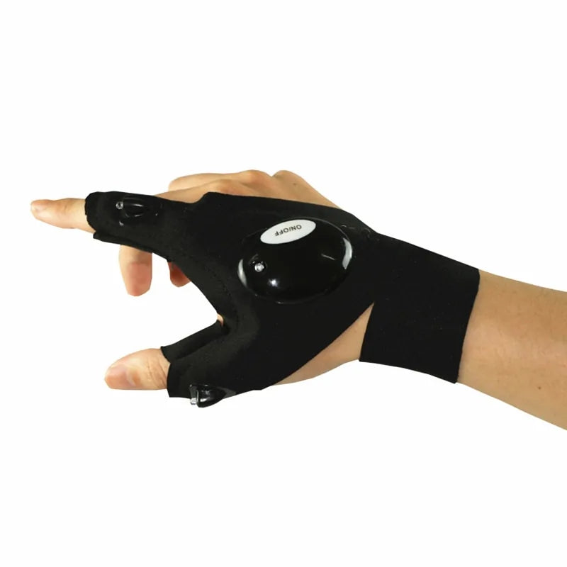 Fingerless LED Glove for Outdoors - Fashivra